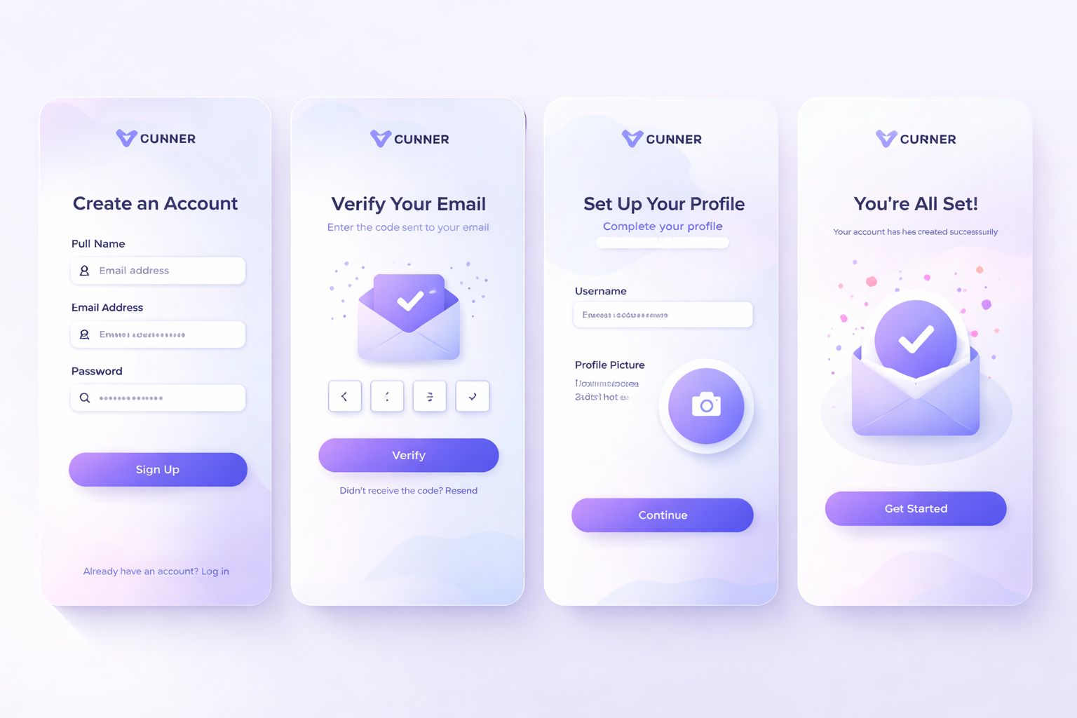 Registro de nuevo usuario y configuración de cuenta WINER