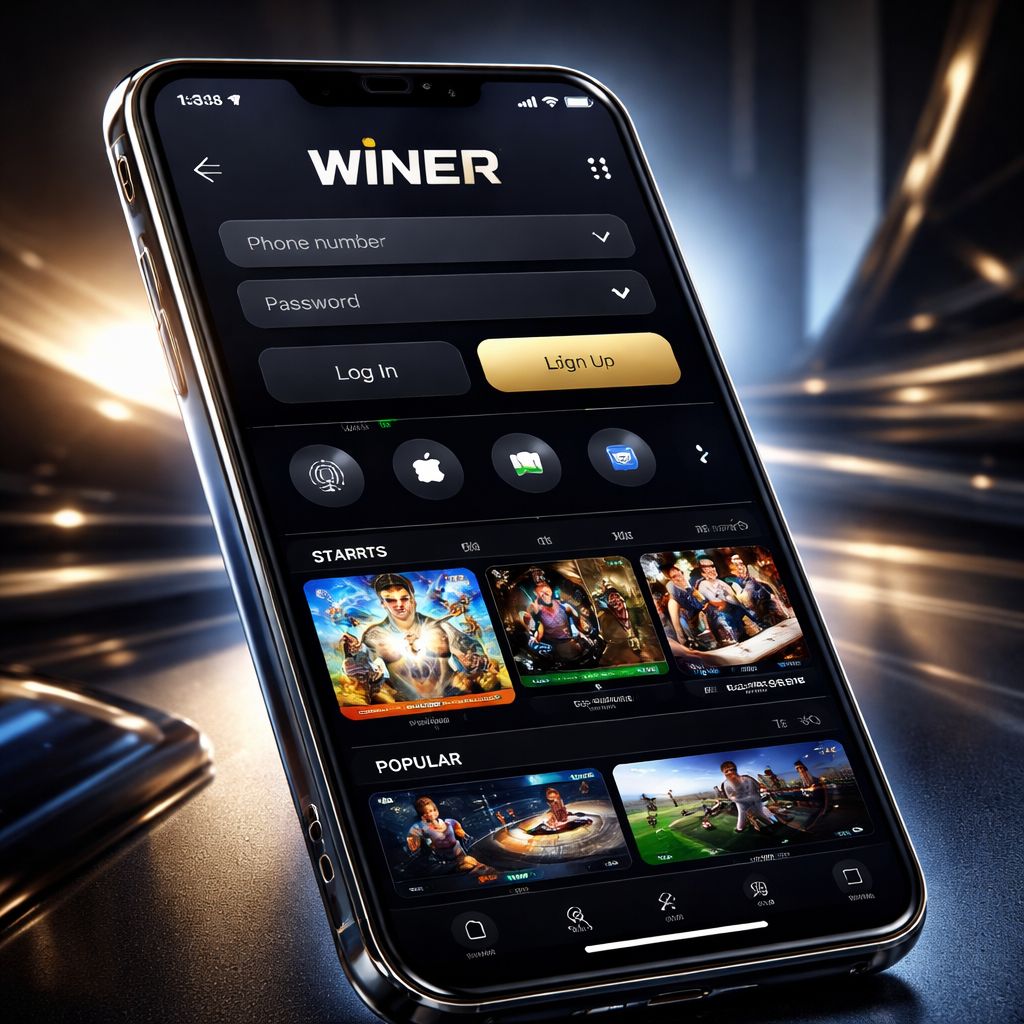 Acceso a la app WINER en un smartphone en México