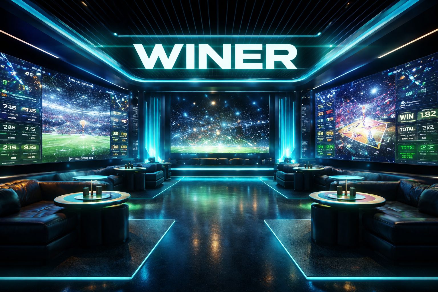 Plataforma de apuestas deportivas WINER con mercados de partidos en vivo